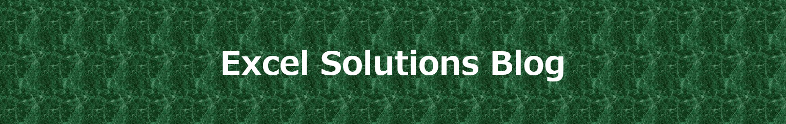 Excel Solutions Blog